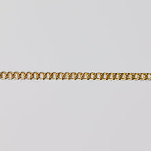 Load image into Gallery viewer, Maria Permanent Jewelry Chain, Curb Chain Design, Flat Lay Links, Available in Gold Options and Silver
