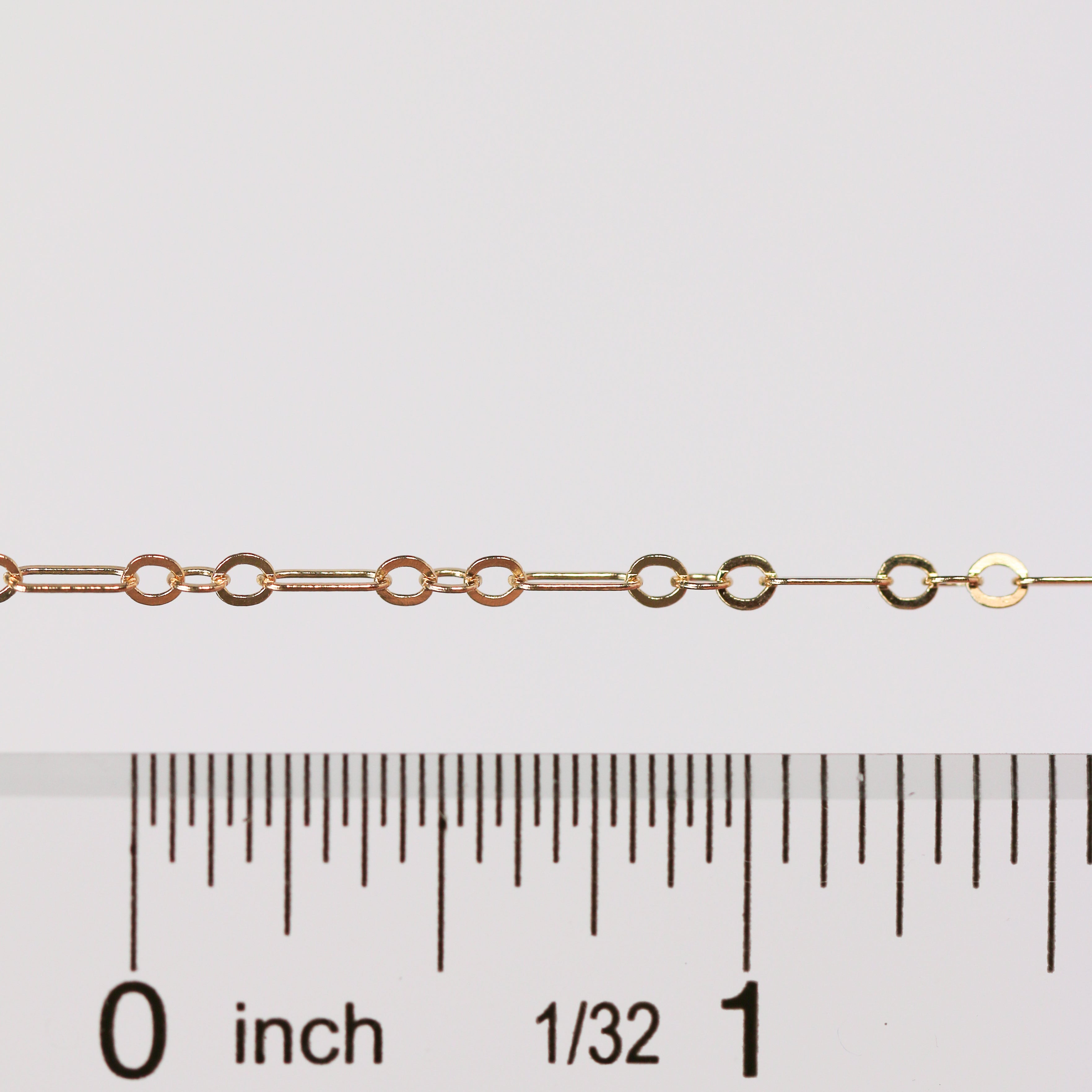 Marlee Permanent Jewelry Chain, Cable Paperclip Design, Long and Short Links, Available in Gold Options and Silver