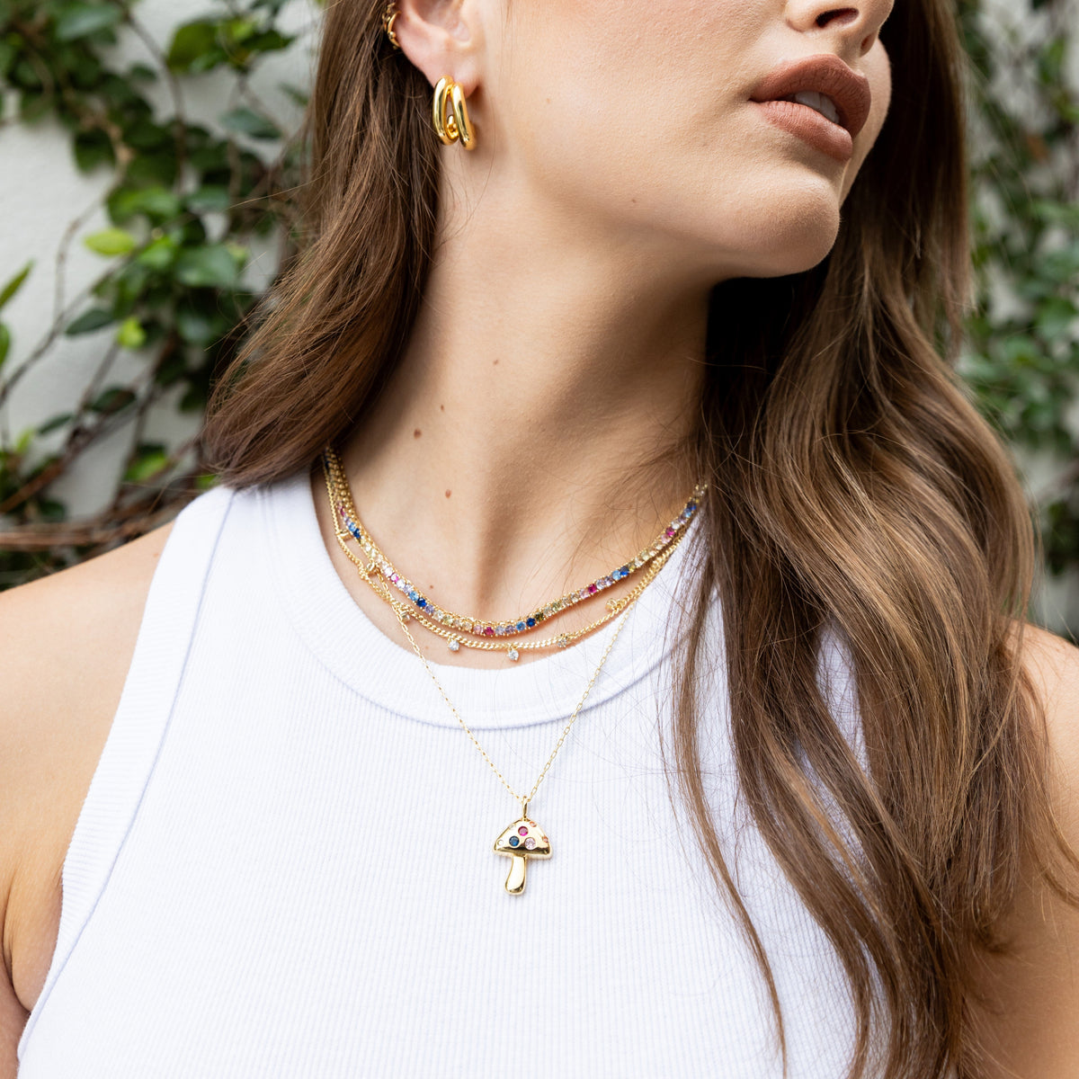 Meadow Shroom Necklace