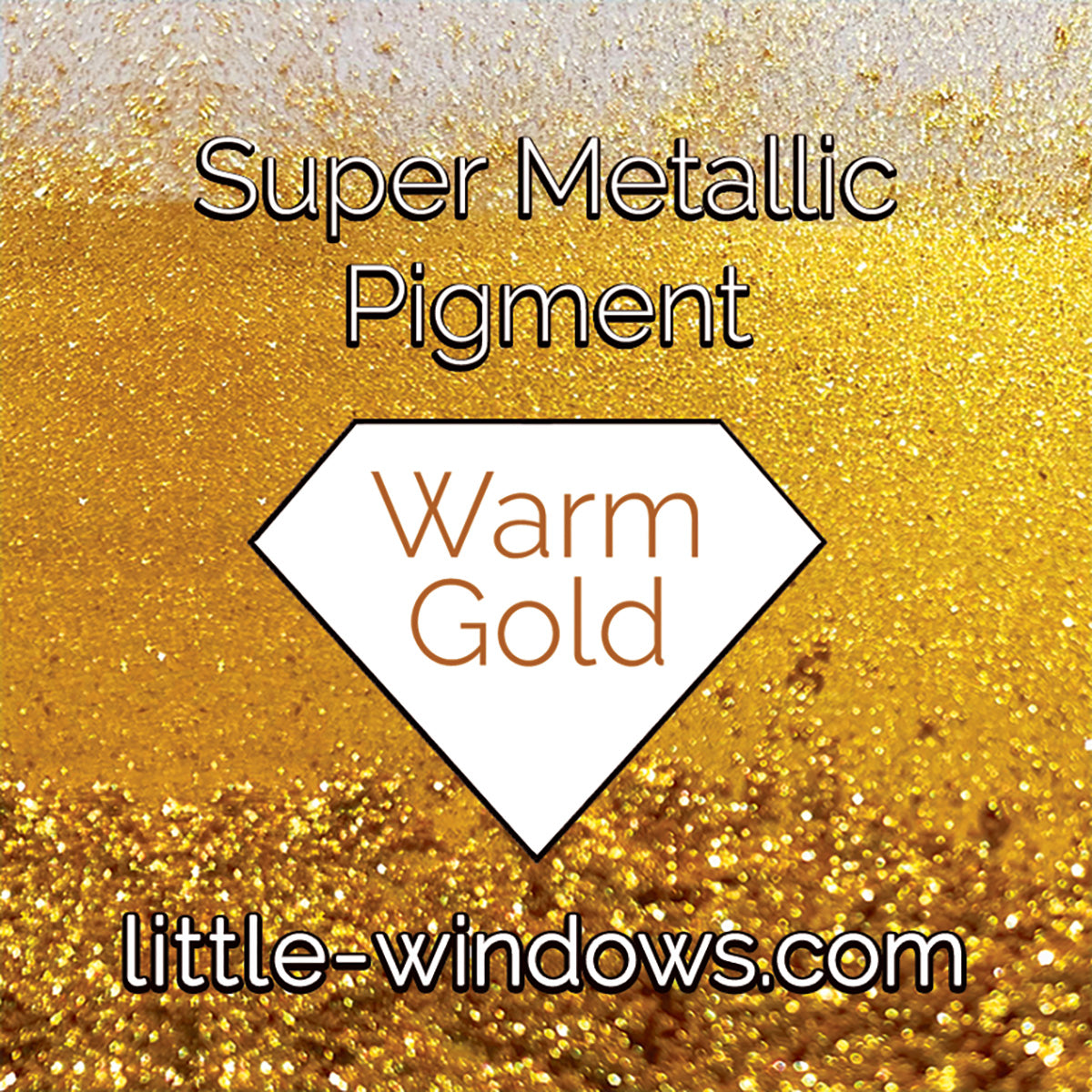 Super Metallic Pigment - Warm Gold 25g by weight