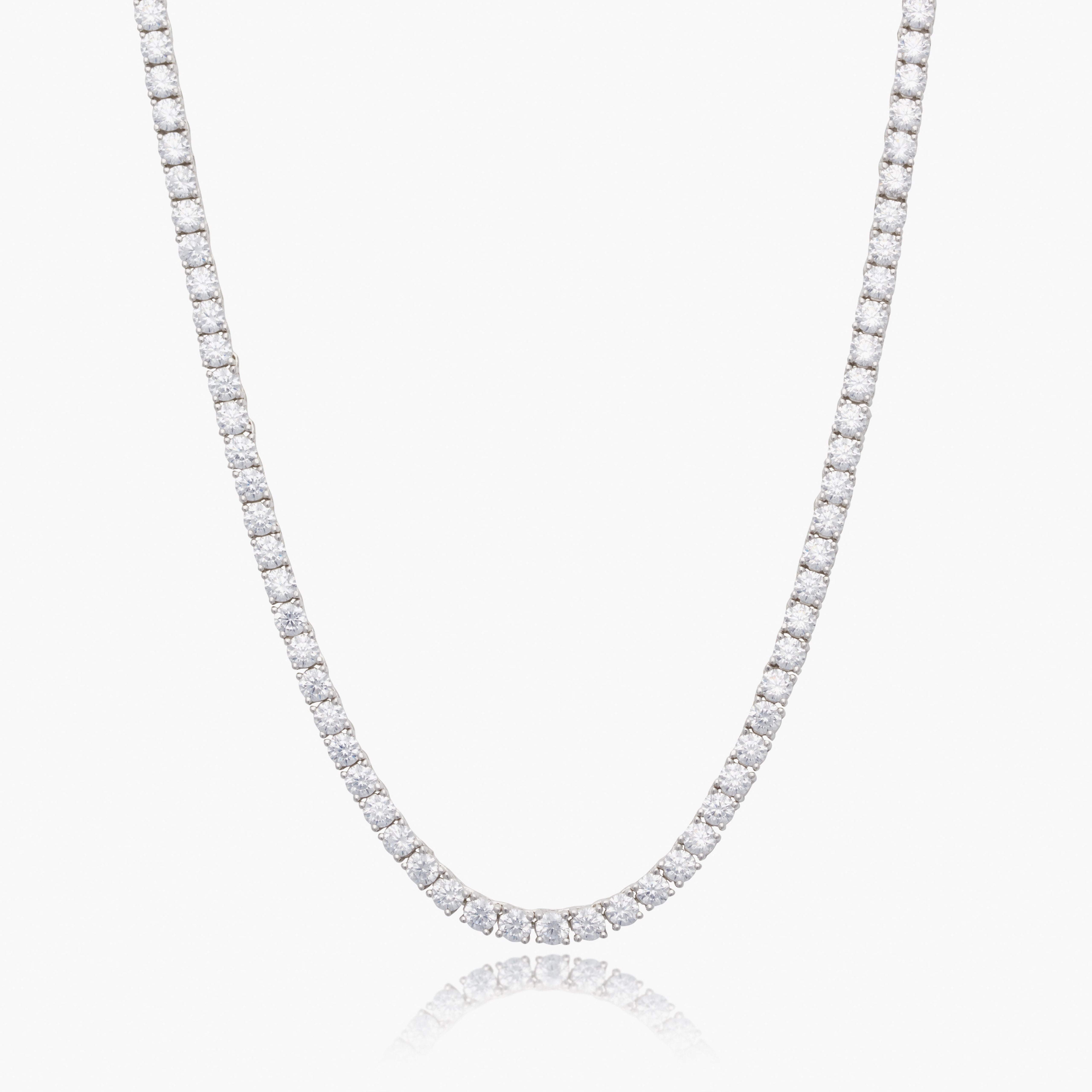 3mm Round Cut Tennis Chain