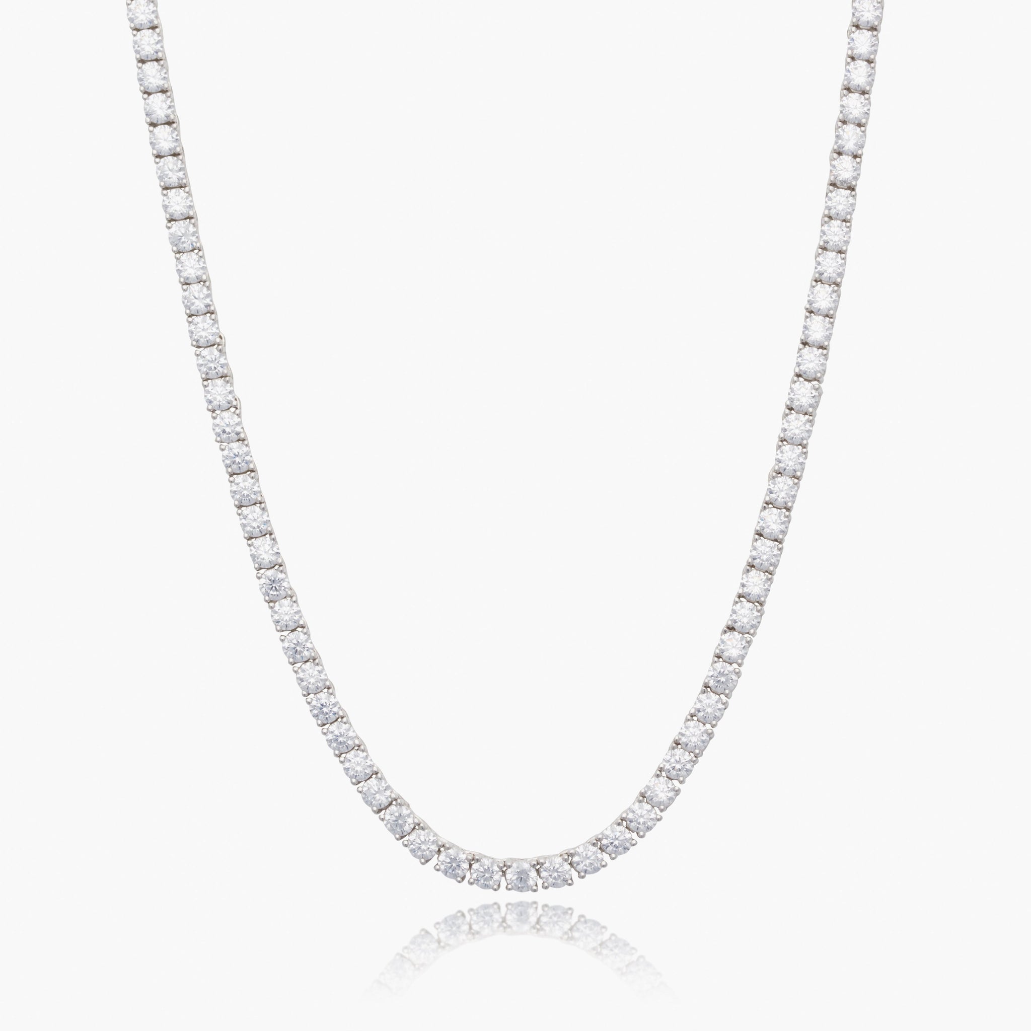 3mm Round Cut Tennis Chain