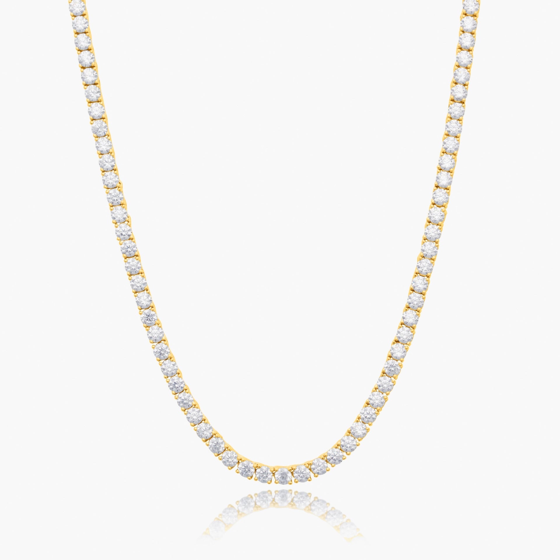 3mm Round Cut Tennis Chain