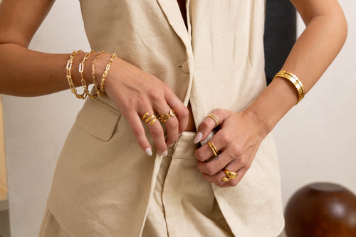 Carrie Paperclip Link Bracelet