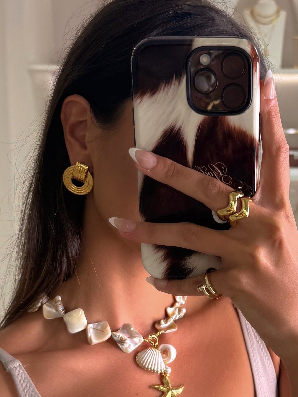 Carmela Doorknocker Earrings
