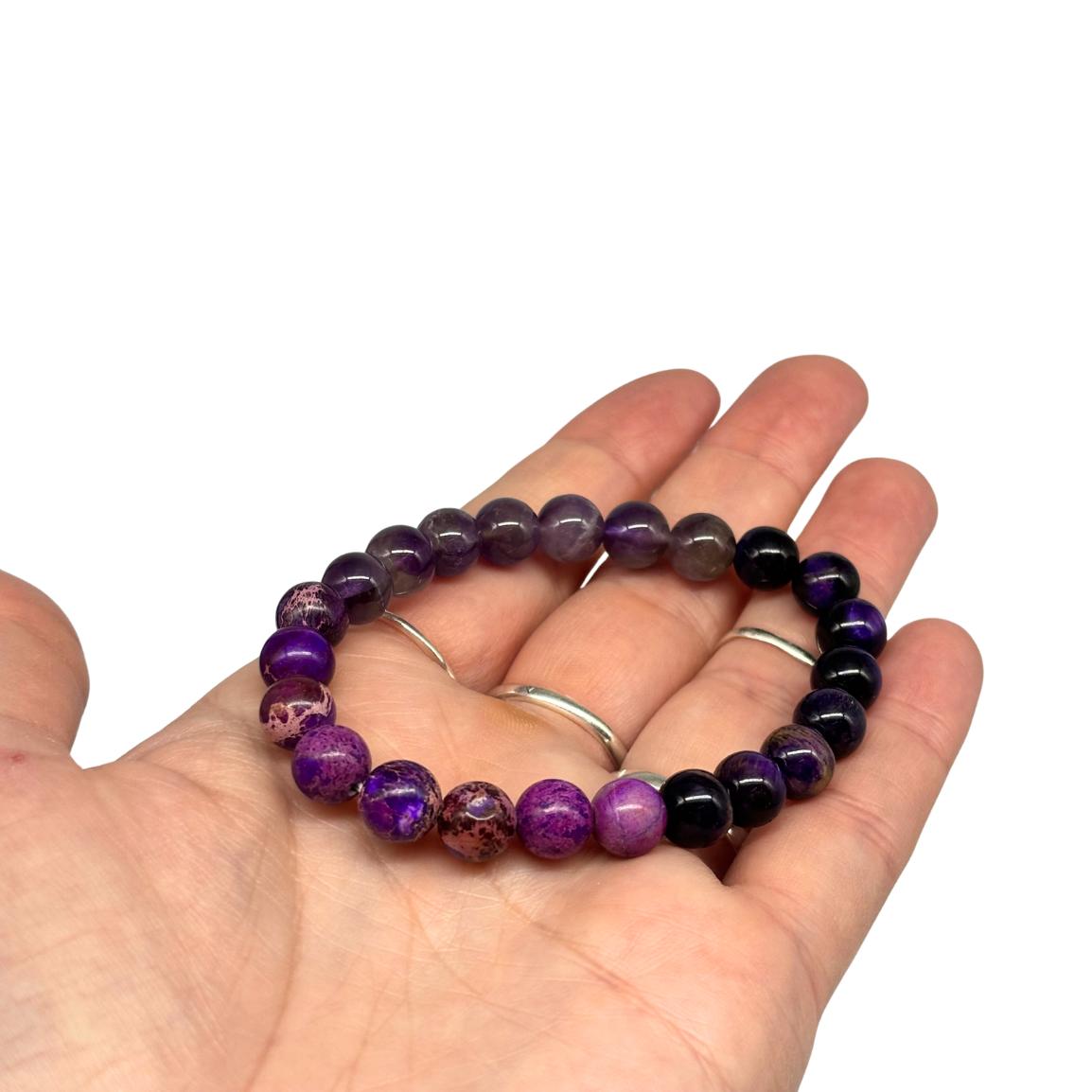Purple Gemstone Bracelet