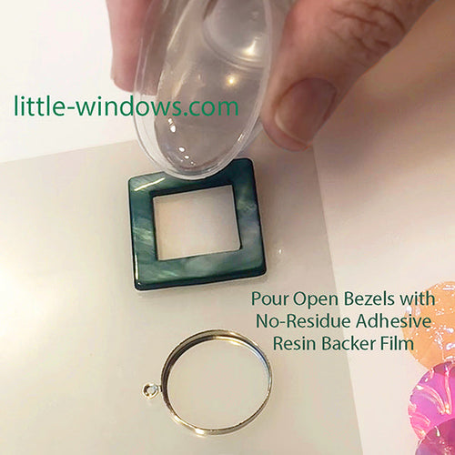 No-Residue Adhesive Resin Backer Film (12 sheets)