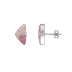 Rhodocrosite Stud Earrings $60.00