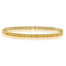 Load image into Gallery viewer, Karla Tennis Bracelet - Citrine
