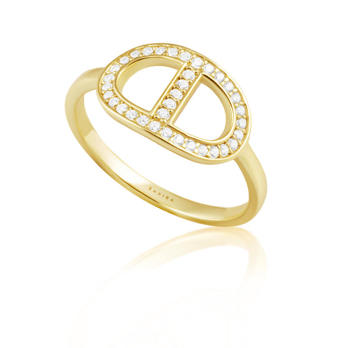 Rosie CZ Signet Ring