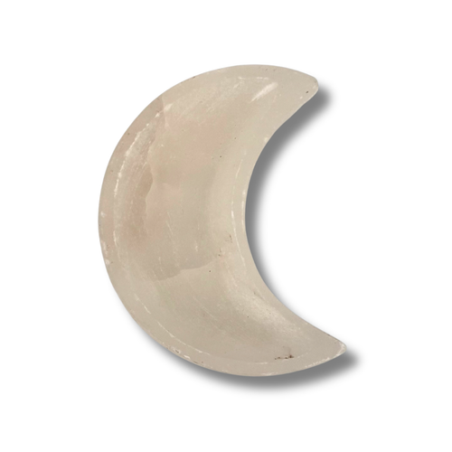 Selenite Moon Bowl