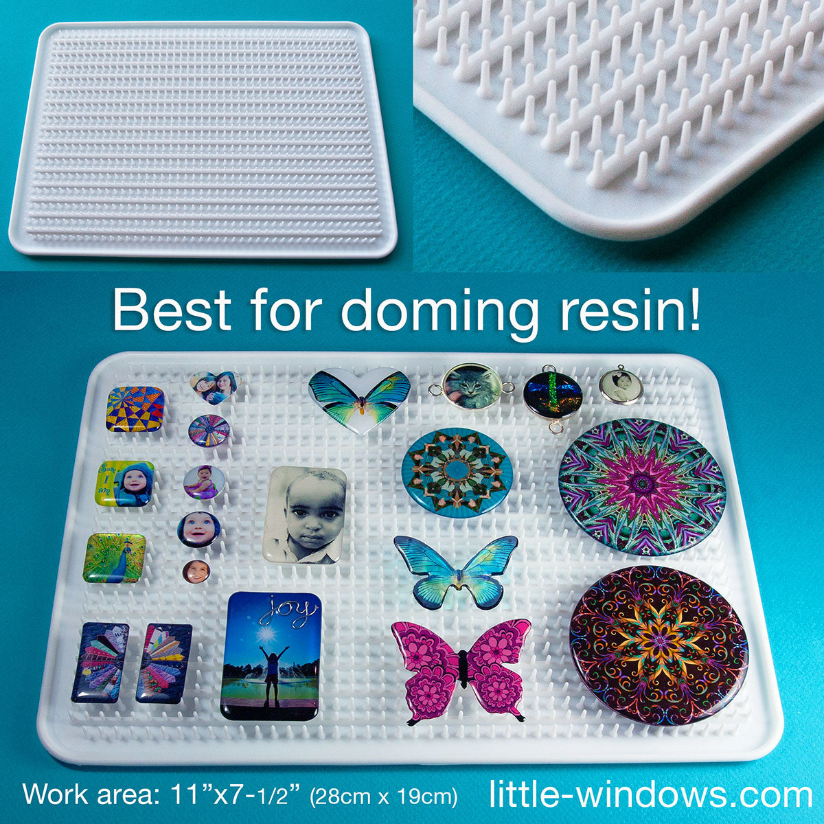Large Silicone Doming Tray for Resin Jewelry and Art