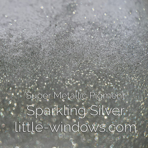 Super Metallic Pigment - Sparkling Silver 25g by weight