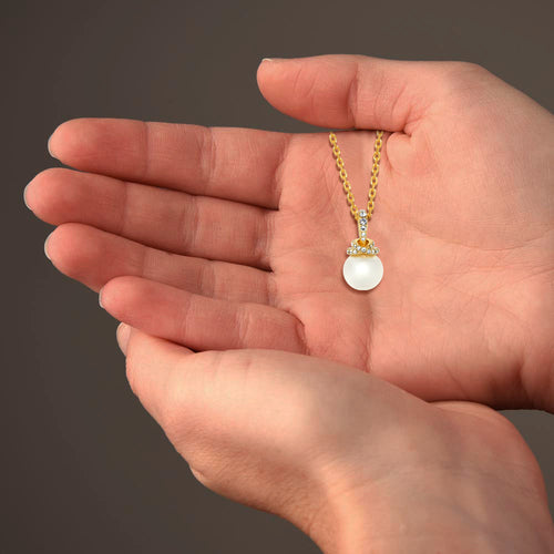 Single Radiant Pearl Necklace