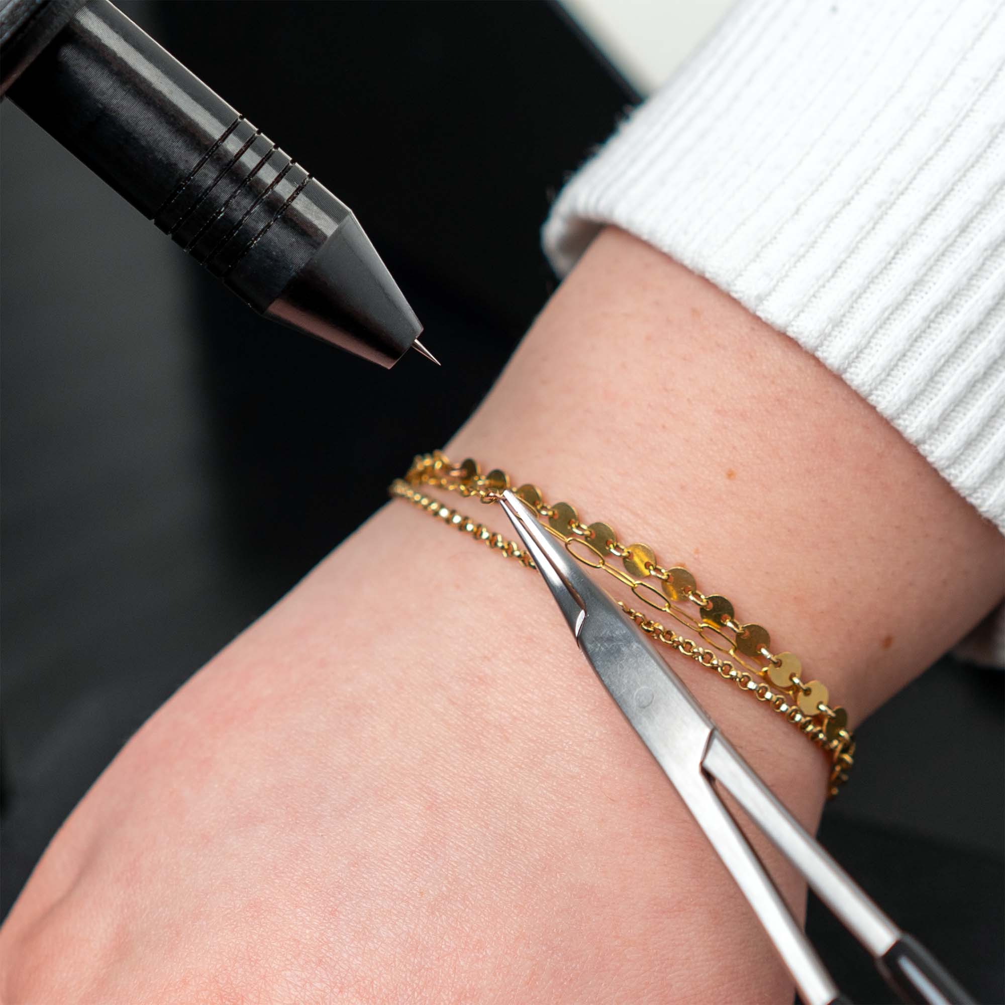 Sunstone Grounded Hemostat Locking Pliers for Your Permanent Jewelry Welder™