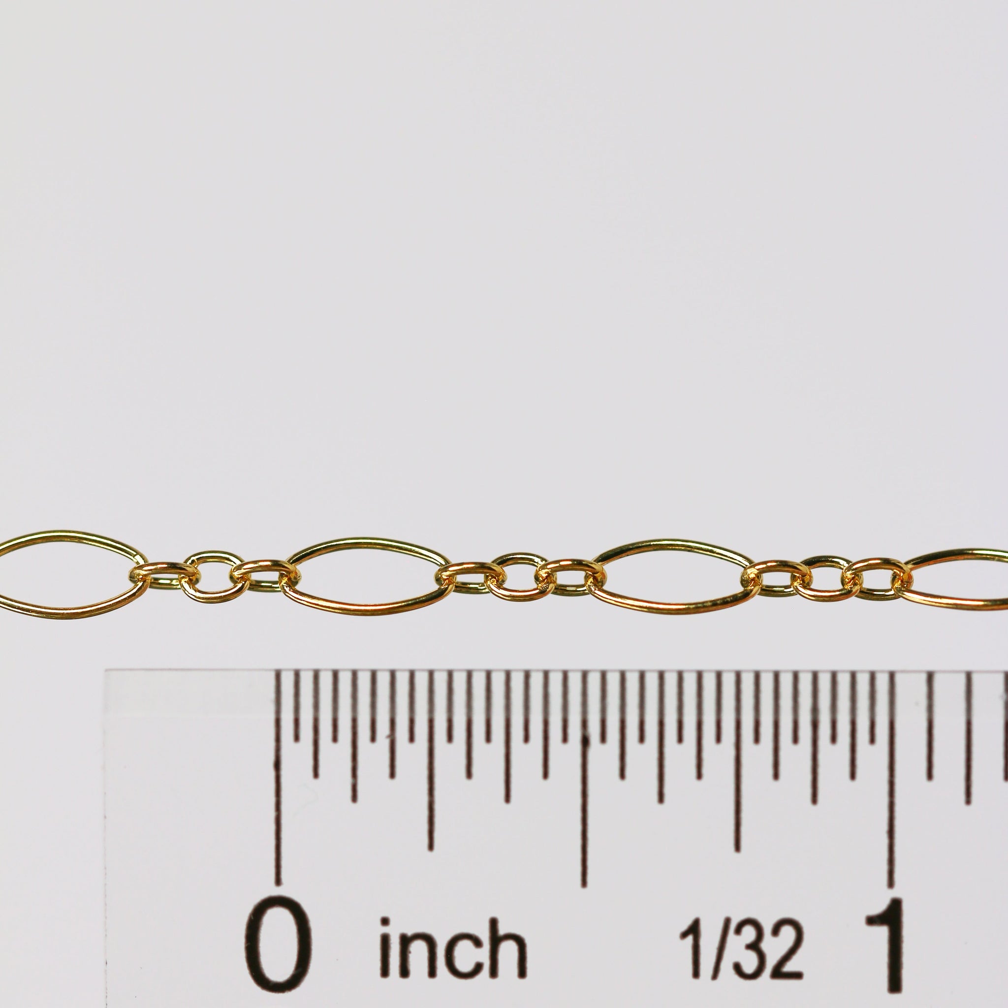 Aspen Permanent Jewelry Chain, Oval Design, Long and Small Links, Available in Gold Filled and Silver