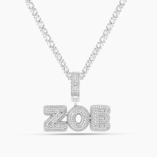 Load image into Gallery viewer, Luxe Pavé Letter Necklace
