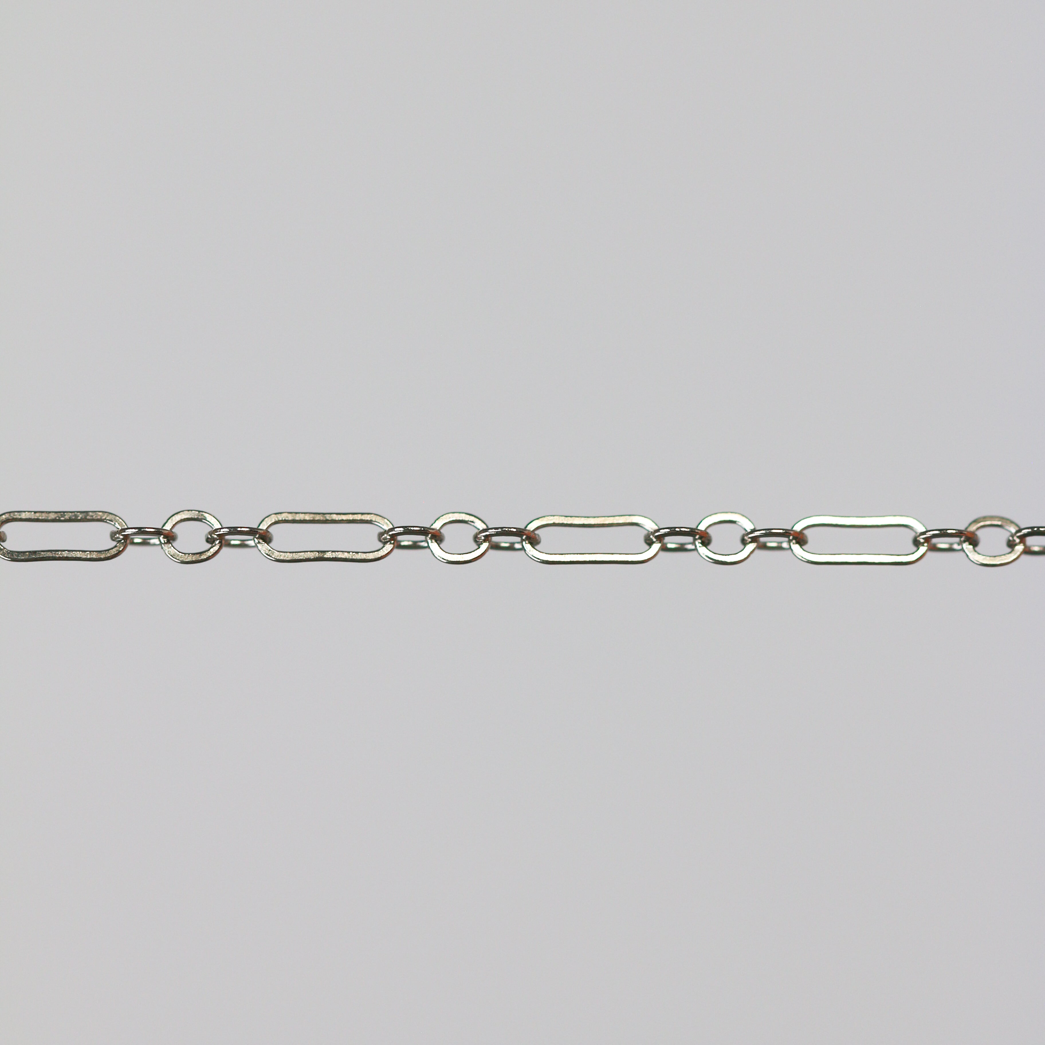 Marlee Permanent Jewelry Chain, Cable Paperclip Design, Long and Short Links, Available in Gold Options and Silver