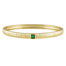 Load image into Gallery viewer, Winnie Cz Bangle - Emerald
