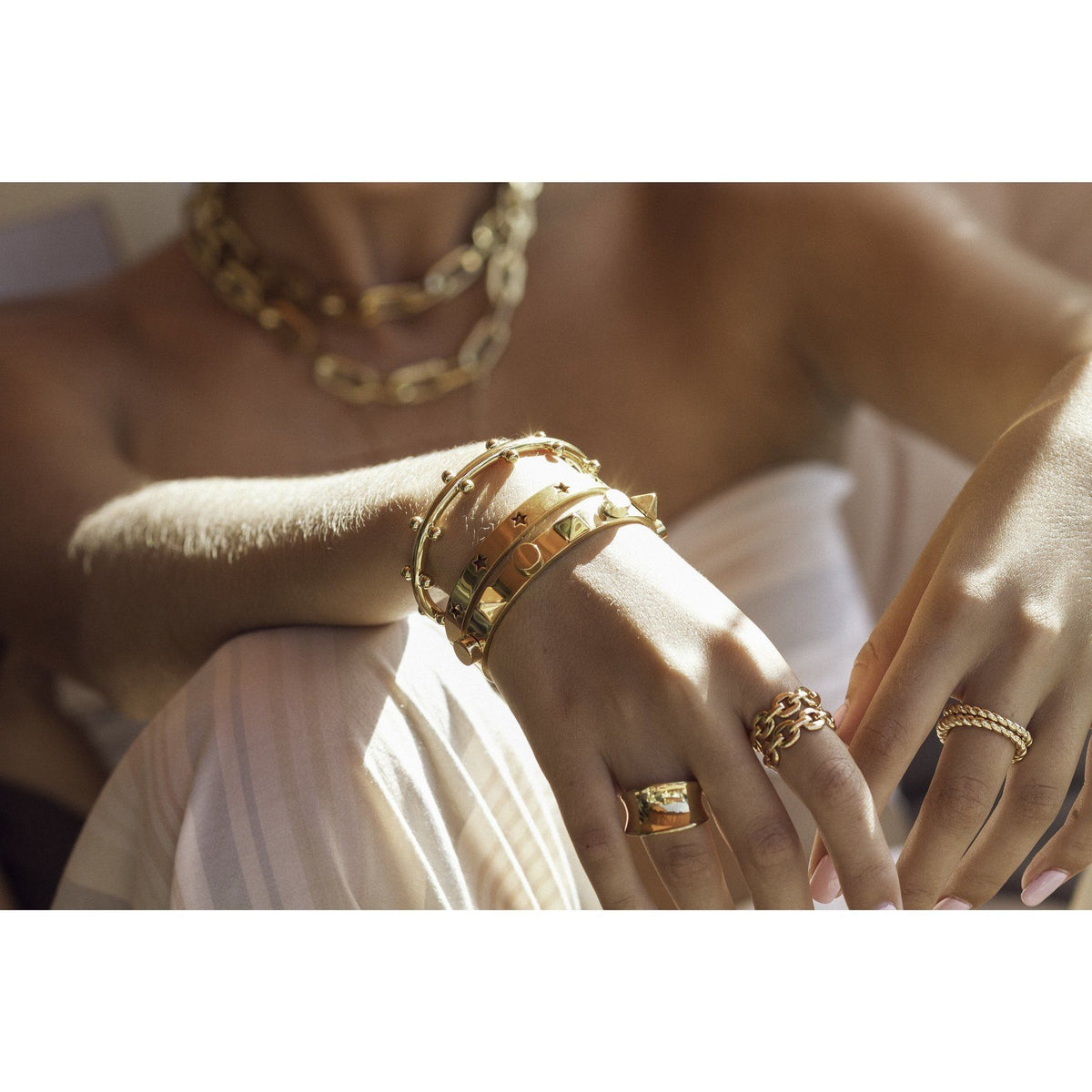 Cindy Studded Cuff