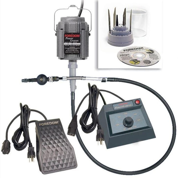 PowerGraver Kit by Foredom, includes GRS Gravers, K.2293