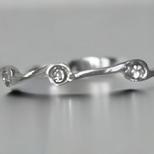 Load image into Gallery viewer, Diamond Crystal Cubic Zirconia Birthstone Stacker Ring
