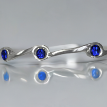 Load image into Gallery viewer, Sapphire Birthstone Stacker Ring
