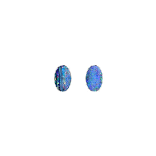 Australian Opal Stud Earrings