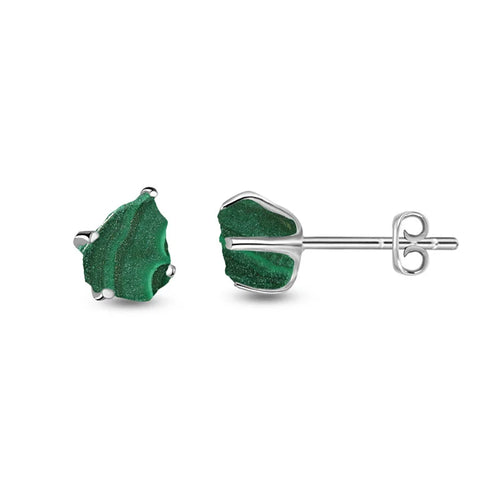 Malachite Stud Earrings