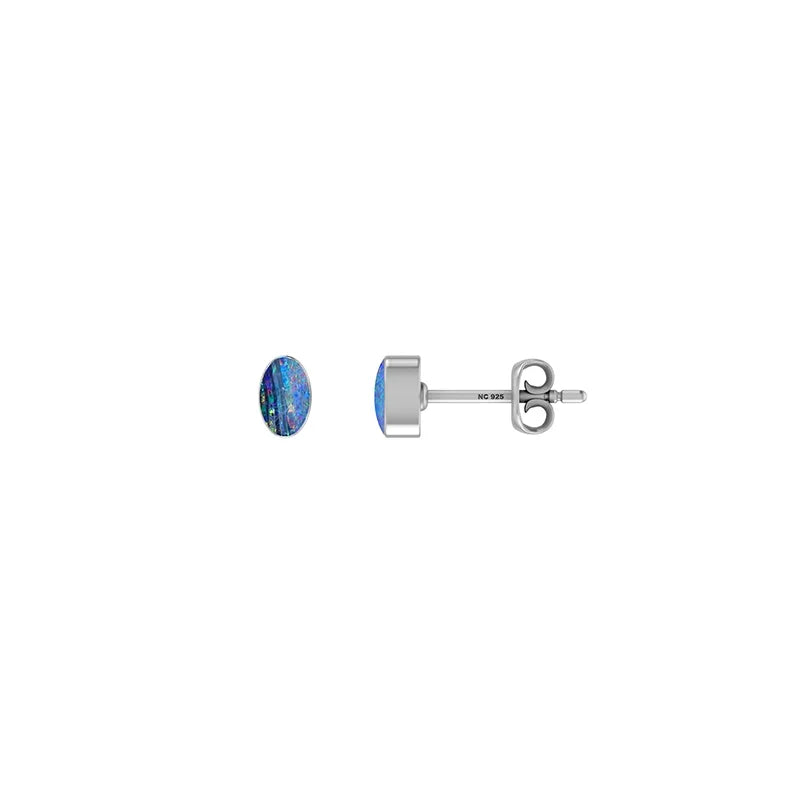 Australian Opal Stud Earrings