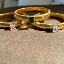 Load image into Gallery viewer, Serenity CZ Gold Bracelet
