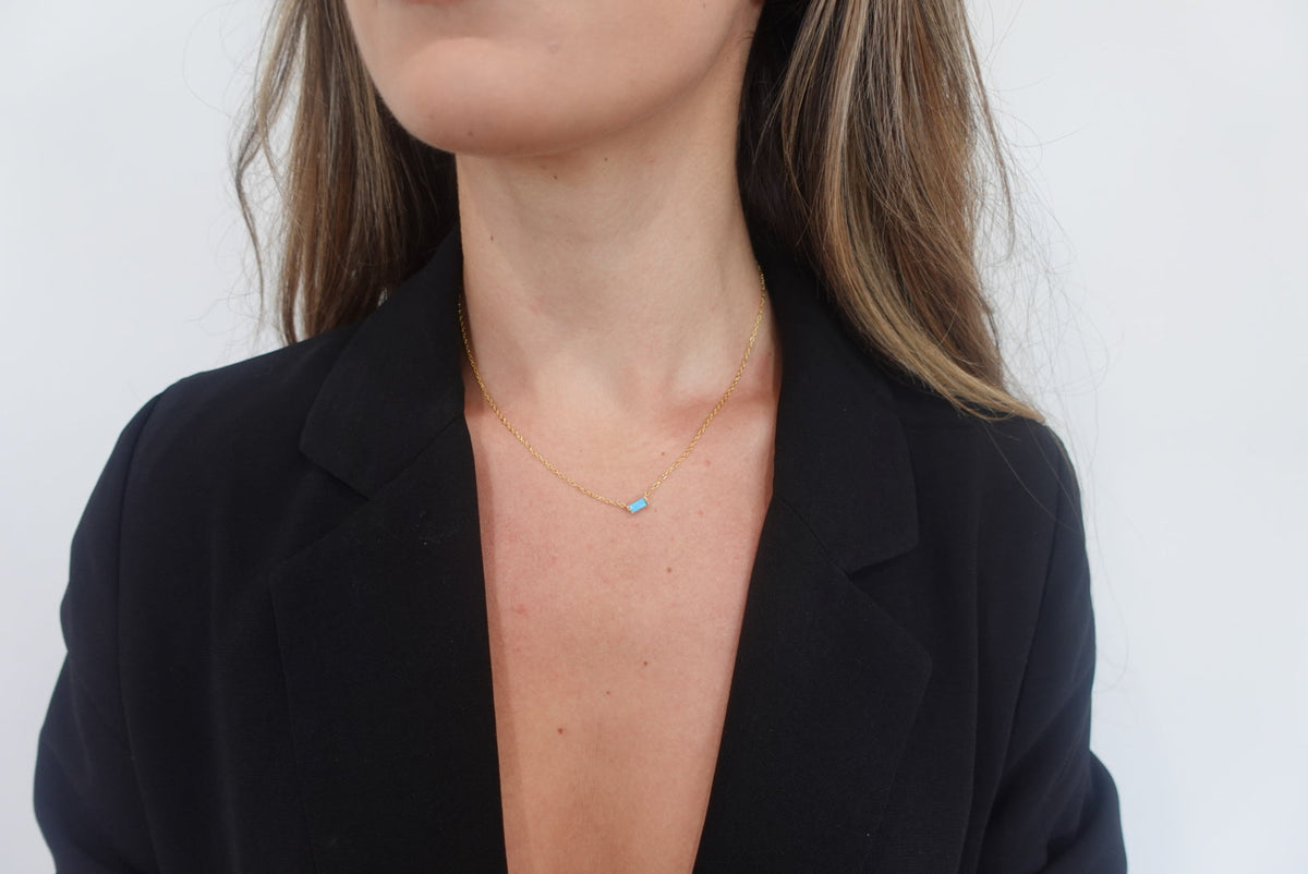 Willow Necklace- Turquoise