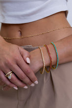 Load image into Gallery viewer, Karla Tennis Bracelet - Turquoise
