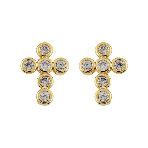 Mimi Mini Cross Earrings