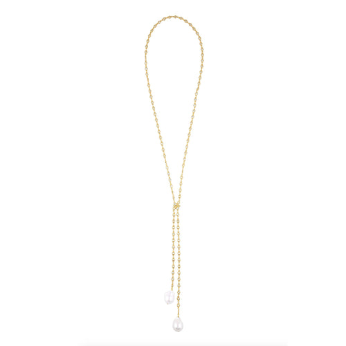 Pearl Bolo Necklace