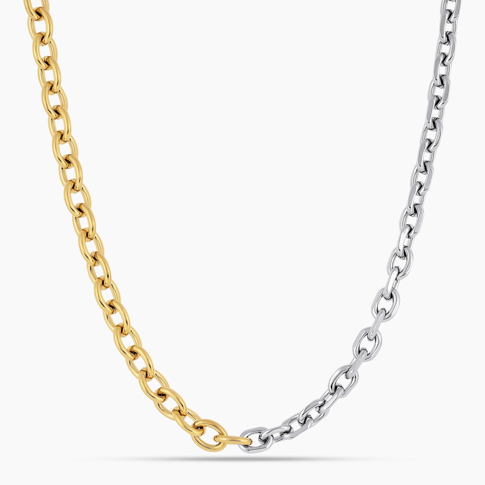 Men's XL Two-Tone Link Chain