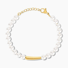 Load image into Gallery viewer, Lover's Crescent Pearl Bracelet
