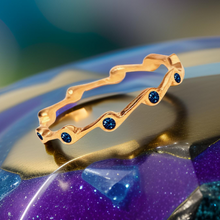 Load image into Gallery viewer, Alexandrite Birthstone Stacker Ring by The Urban Charm
