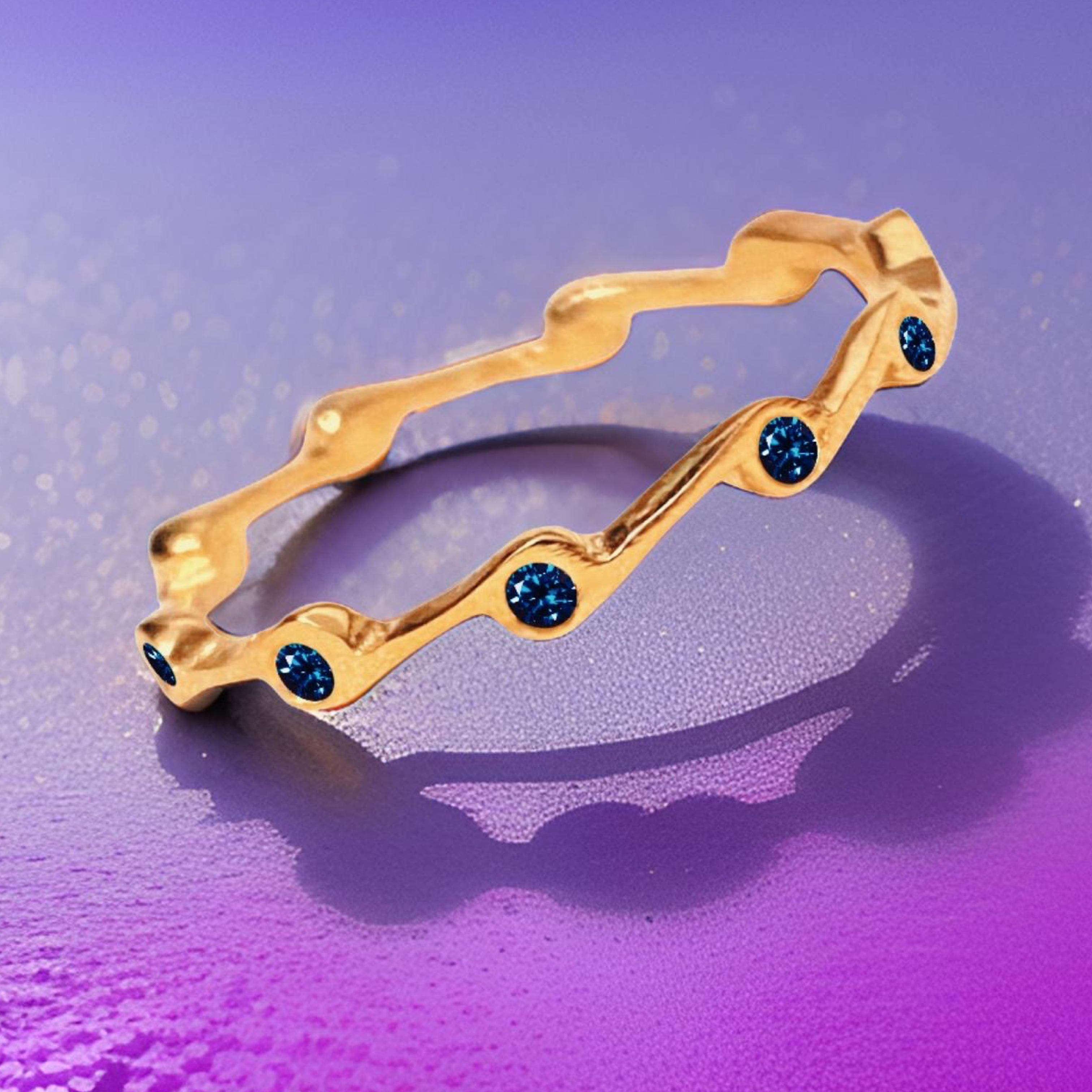 Alexandrite Birthstone Stacker Ring by The Urban Charm