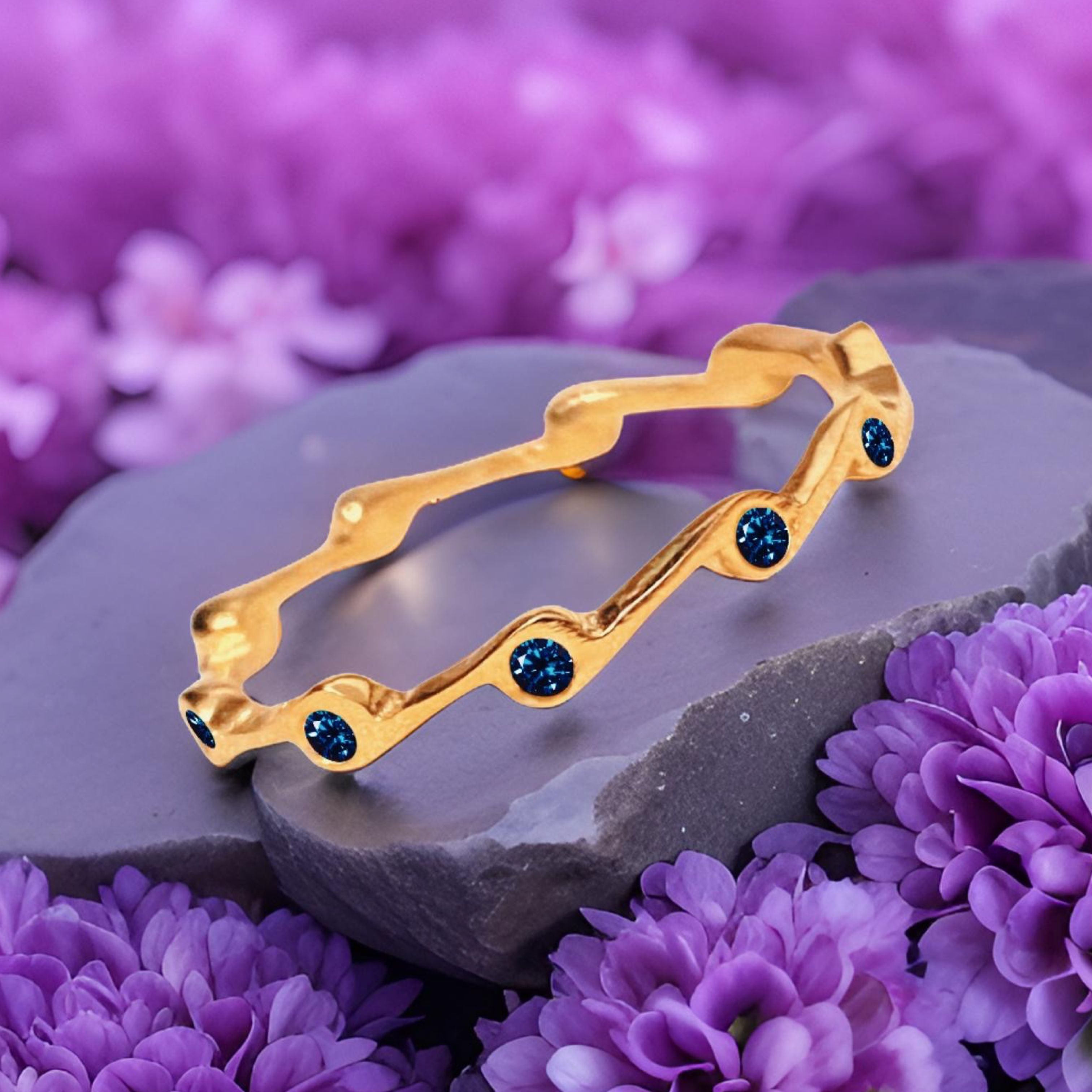 Alexandrite Birthstone Stacker Ring by The Urban Charm