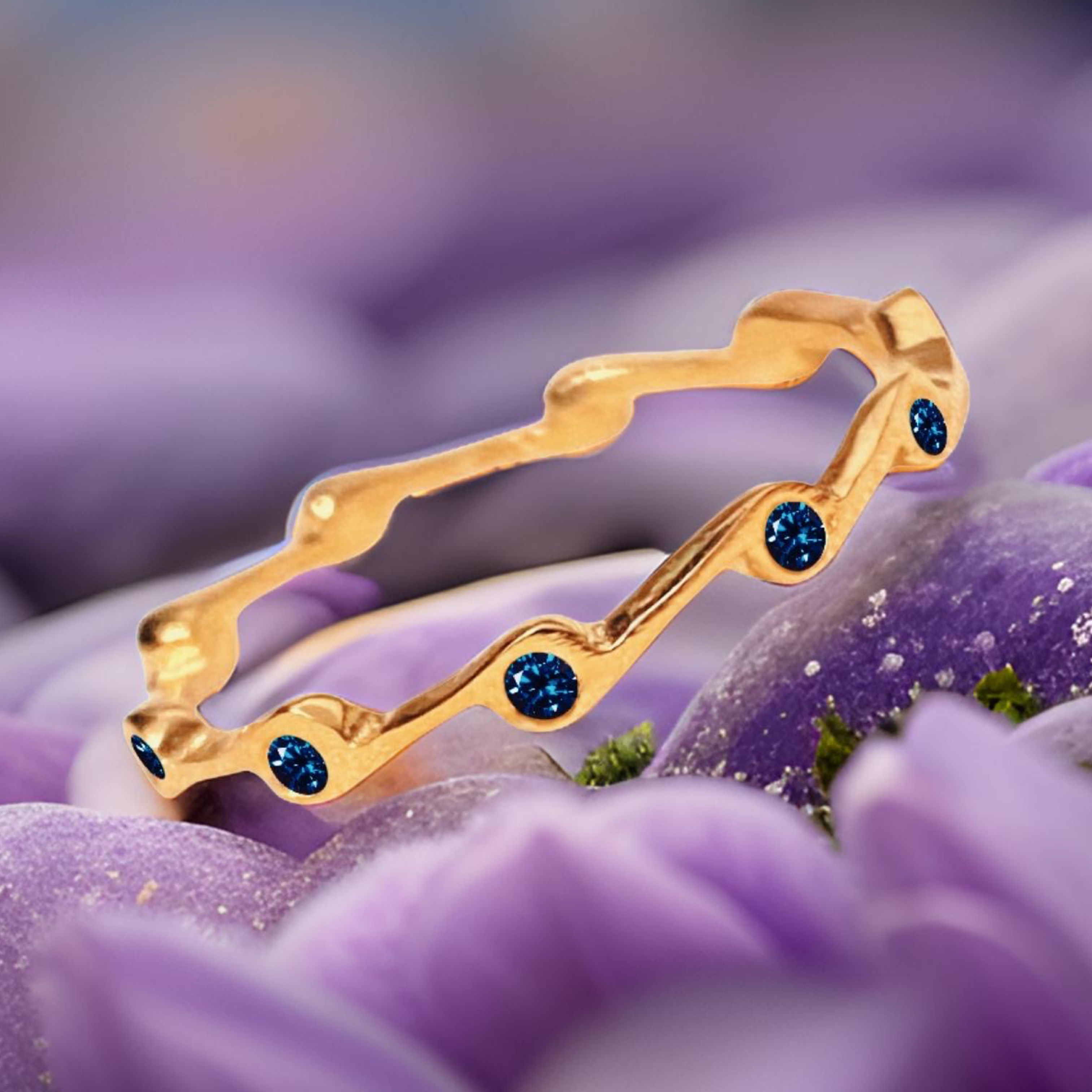 Alexandrite Birthstone Stacker Ring by The Urban Charm