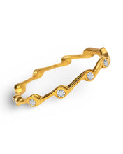 Load image into Gallery viewer, Diamond Crystal Cubic Zirconia Birthstone Stacker Ring
