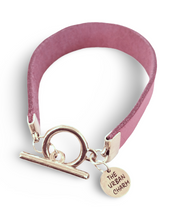 Load image into Gallery viewer, The Urban Charm Pink Leather Color Band Bracelet
