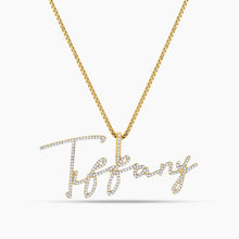 Load image into Gallery viewer, Radiance Script Name Necklace
