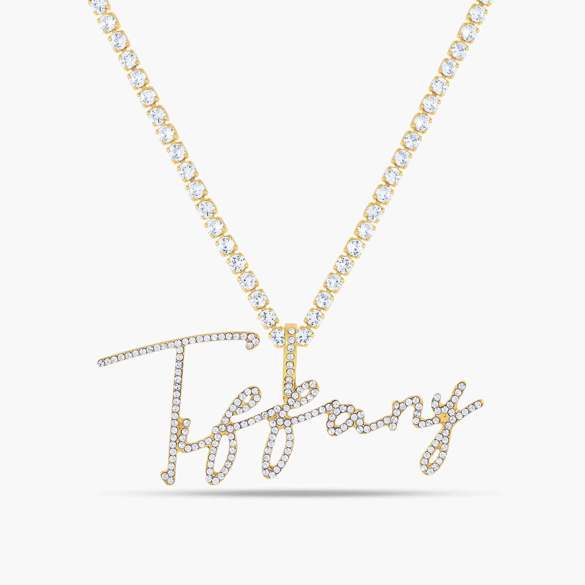 Radiance Script Name Necklace