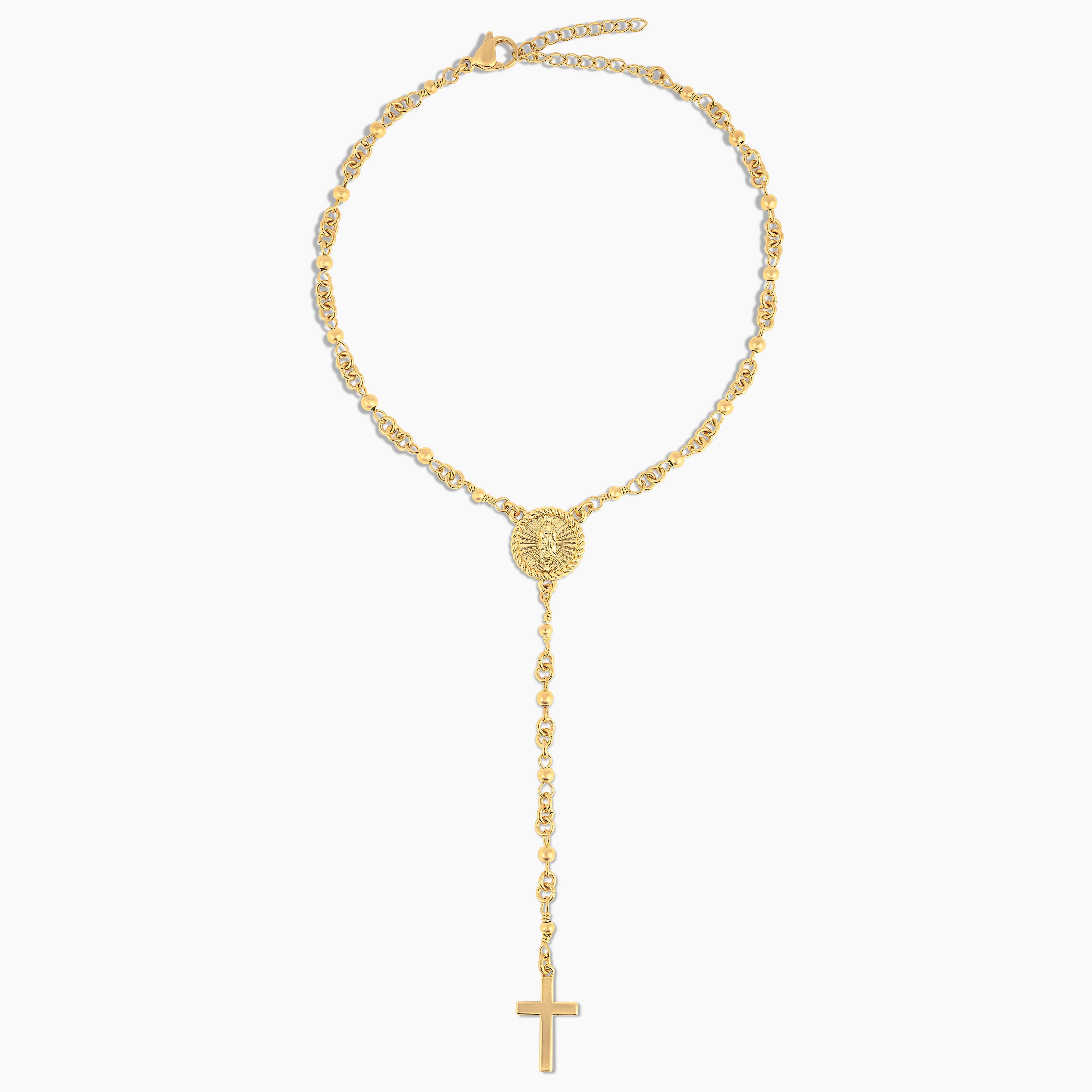 Mini Lady of Guadalupe Rosary Anklet