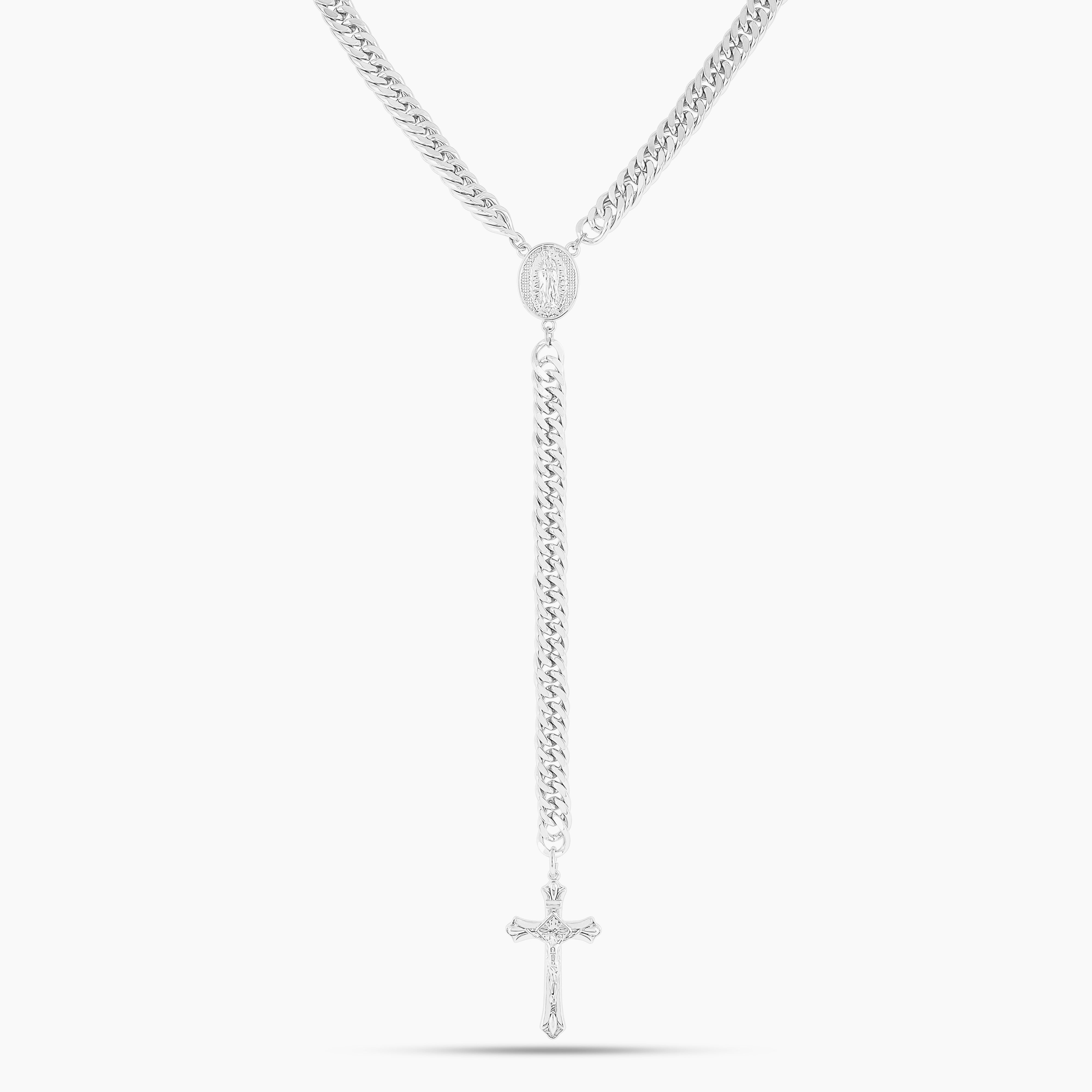 Mid-Sized Rosary Cuban Chain
