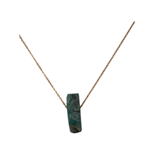 Load image into Gallery viewer, Natural Raw Green Aventurine Gemstone Necklace by The Urban Charm
