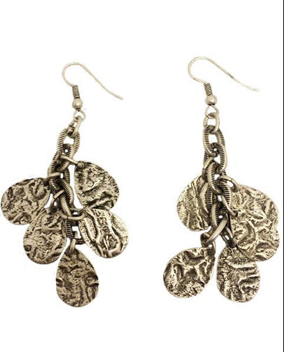 Textured Dangle Earrings