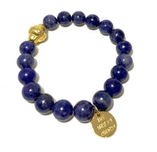 Load image into Gallery viewer, Lapis Lazuli Mantra Bracelet
